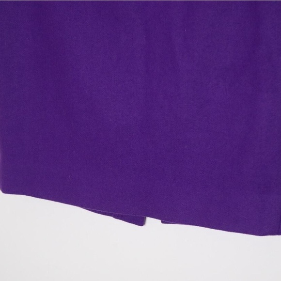 J. Crew “The Pencil Skirt” Wool Purple Size 2 - Picture 9 of 11